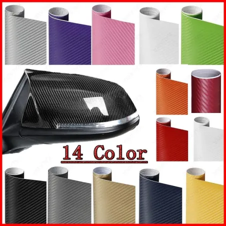 Pegatinas3D - carbon fiber - vinyl - wrap sheet - motorcycles - cars