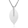 CollarShiny leave pendant necklace for women