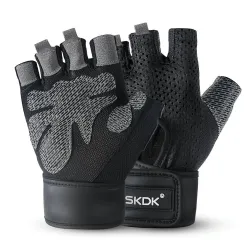 FitnessGym gloves - with wrist strap - fitness - weight lifting