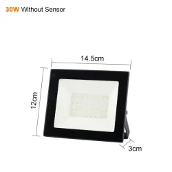 LED flood light - outdoor reflector - PIR motion sensor - waterproof - 10W - 20W - 30W - 50W - 100WFloodlights