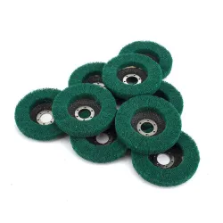 Nylon fiber flap polishing wheel disc - 180 grit - for angle grinder - wood / metal buffing - 115mmElectronics & Tools