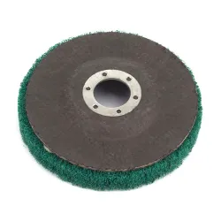 Nylon fiber flap polishing wheel disc - 180 grit - for angle grinder - wood / metal buffing - 115mmElectronics & Tools