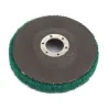 Nylon fiber flap polishing wheel disc - 180 grit - for angle grinder - wood / metal buffing - 115mmElectronics & Tools