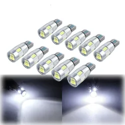 T10 - W5W - SMD - LED car bulbs - 10 piecesT10