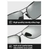 Photochromic sunglasses - polarized - anti-glare - day / night driving glasses - unisex - UV400Sunglasses