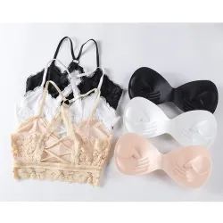 Sexy lace top - seamless bra with push-upLingerie