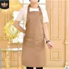 CocinaAdult size apron - bib - with 2 waist pockets