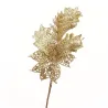 NavidadArtificial flowers with glitter - Christmas tree - 1pc