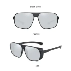 Gafas de solGafas de sol retro / vaporpunk - con escudos laterales - UV400 - unisex