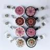 OficinaCute flower badge holder - office card - name card
