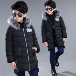 NiñosKids thick jacket - with fur collar