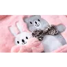 Warm fur coat - polar jacket - with hoodKids