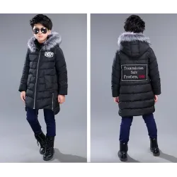 NiñosKids thick jacket - with fur collar