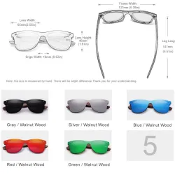 Gafas de solGafas de sol polarizadas - madera de nogal - UV400 - unisex