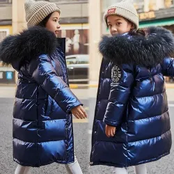 RopaWarm thick coat for kids - with fur hood