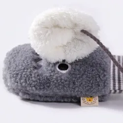 RopaGuantes de felpa caliente para niños - un dedo - con cuerda - diseño de animales
