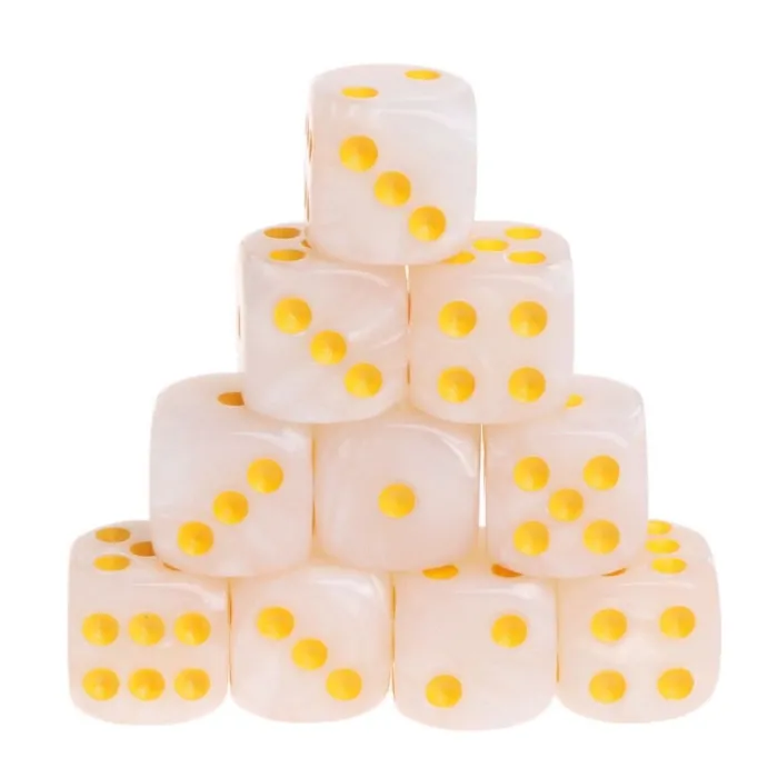Rompecabezas & juegosAcrylic polyhedral dice - board game dice - 10pcs/set