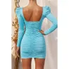 VestidosSexy backless long sleeve dress