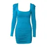 VestidosSexy backless long sleeve dress