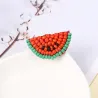 BrochesBeaded watermelon brooches