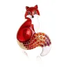 BrochesCrystal fox brooches