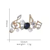 Crystal musical notes - elegant broochBrooches