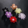 Flower with crystals - elegant broochBrooches