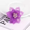 Flower with crystals - elegant broochBrooches