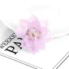 Flower with crystals - elegant broochBrooches