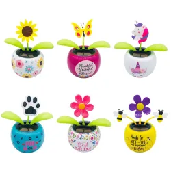SolarSolar dancing flower decor accessories