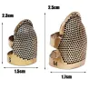 Sewing thimble - finger protector - retro metal brassTextile