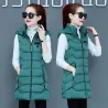 ChaquetasFab - winter sleeveless long vest coat - hooded