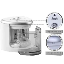 SacapuntasElectric auto  double hole touch switch pen sharpener school home stationery