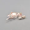 Flower / pearl / shell / bird - crystal broochBrooches