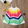RopaToddler baby summer clothes rainbow sundress nice and cool on a summers day