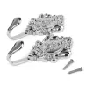 Curtain hooks - rose pattern - 2 piecesTextile