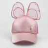 Kids baseball cap - snapback with bow / pearls / meshHats & caps
