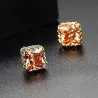 AretesMinimalistic rectangle - crystal earring
