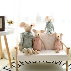 Mouse in pajamas - stuffed toy / dollCuddly toys
