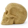 Fiesta & HalloweenGolden skull statue - home decoration - halloween - trick a treat decor Ornaments Gifts