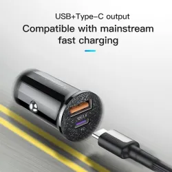 Accesorios de interiorAdapter for car - mini - 36W - Fast - iPhone - Huawei - Xiaomi