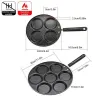 Cocina4 / 7 hole frying pan - non-stick - eggs - pancakes
