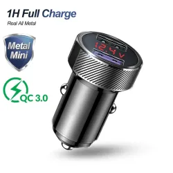 Accesorios de interiorAdapter for car - phone - digital display -  iphone -  samsung - huawei - quick - voltage monitoring