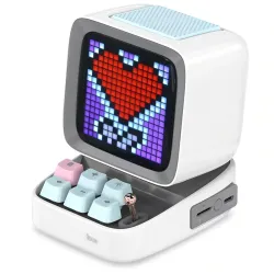 Altavoz BluetoothRetro portable speaker - pixel art - with LED display board