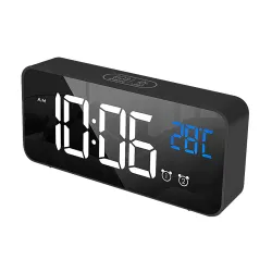 LED music alarm clock - USB - sound-activated - with snooze functionClocks