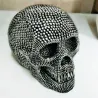 Fiesta & HalloweenGolden skull statue - home decoration - halloween - trick a treat decor Ornaments Gifts