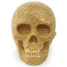 Fiesta & HalloweenGolden skull statue - home decoration - halloween - trick a treat decor Ornaments Gifts