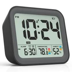 RelojesDigital alarm clock - battery - snooze - small - compact