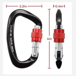 Herramientas de supervivencia25KN carabiner - hiking / rock climbing / camping