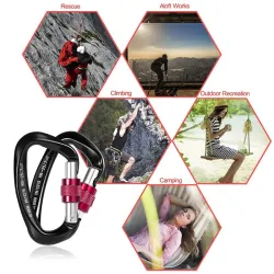 Herramientas de supervivencia25KN carabiner - hiking / rock climbing / camping